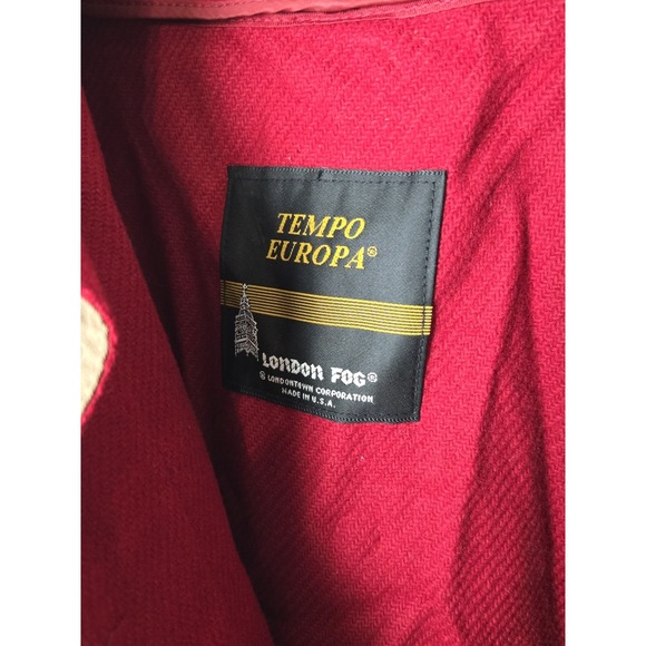 Tempo Europa Trench Coat With Removable Lining Size 8 Petite brown - Picture 2 of 4